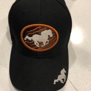 Golden Lion Mustangs horse adjustable cap